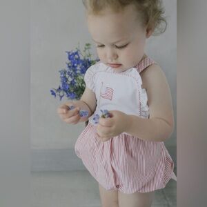 Little English - Ava Flag Bubble - Size 6M